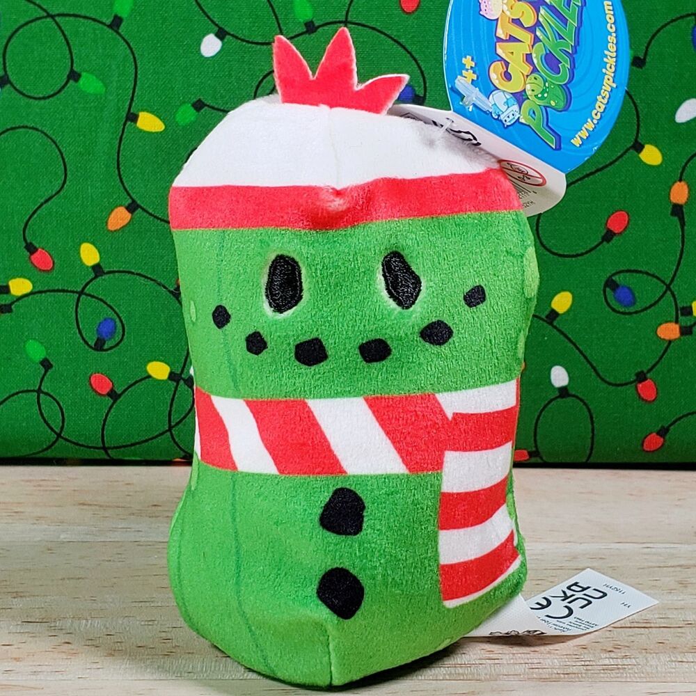 Cepia Cats Vs Pickles Johan 4" #245 Ultrasoft Collectible Christmas Plush NWT